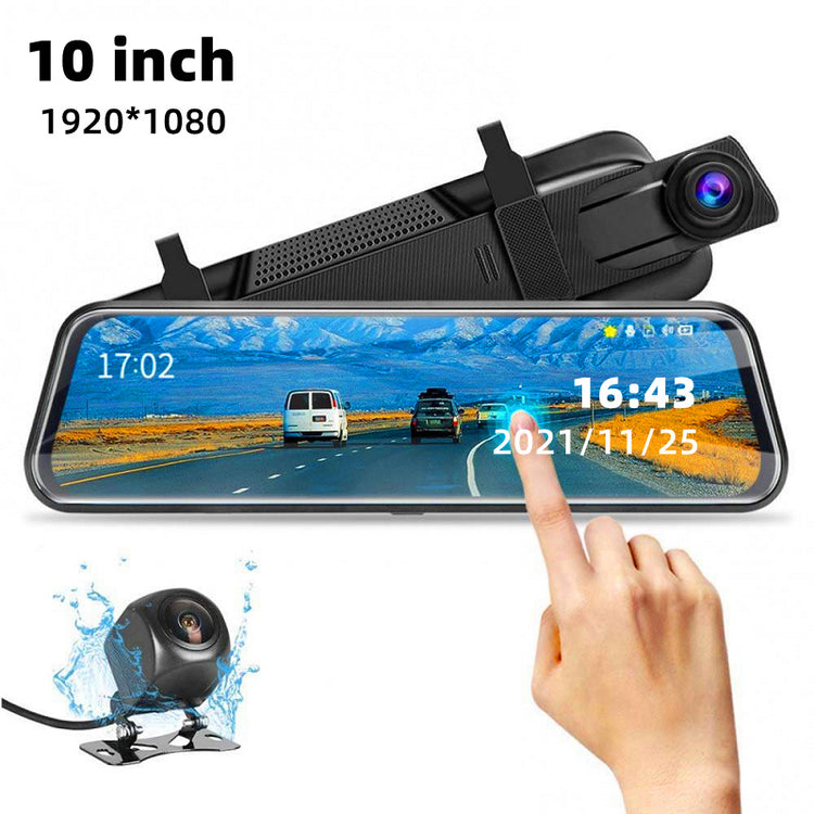 a car camera with a screen