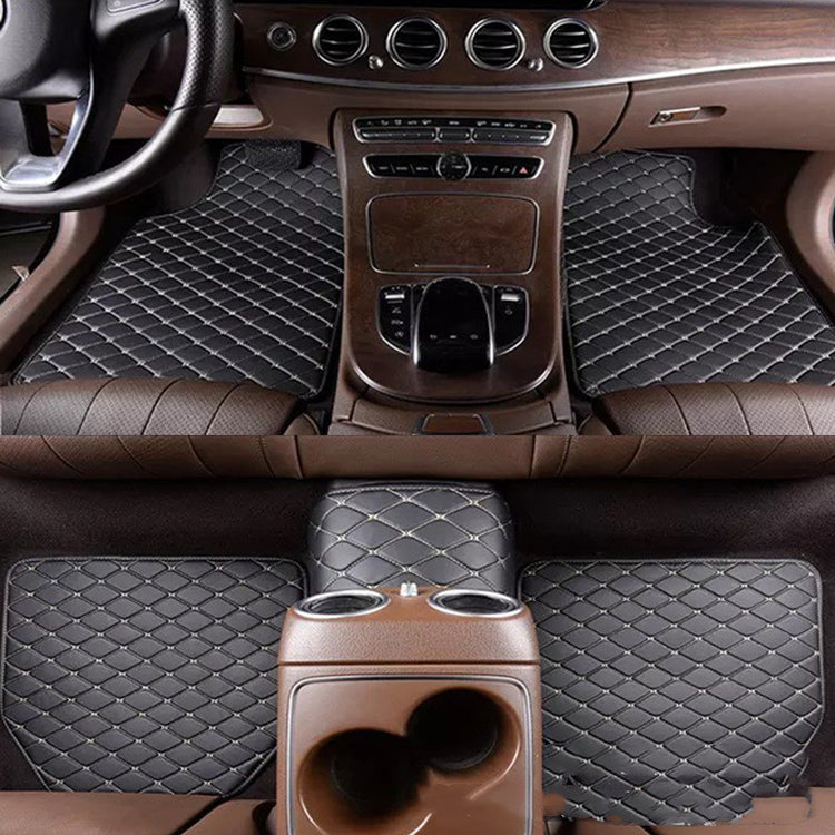 the inside of a car