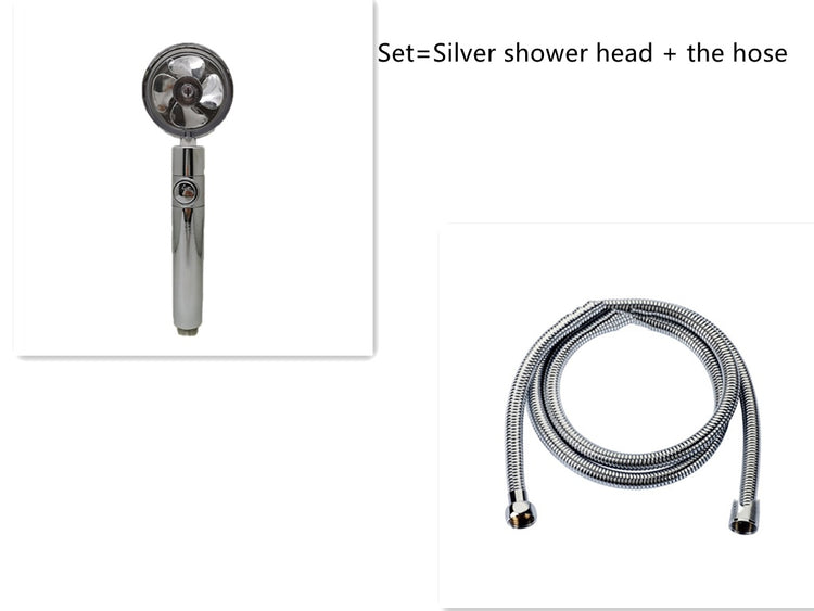 a shower head and hose