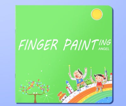 a green square with a cartoon character on it