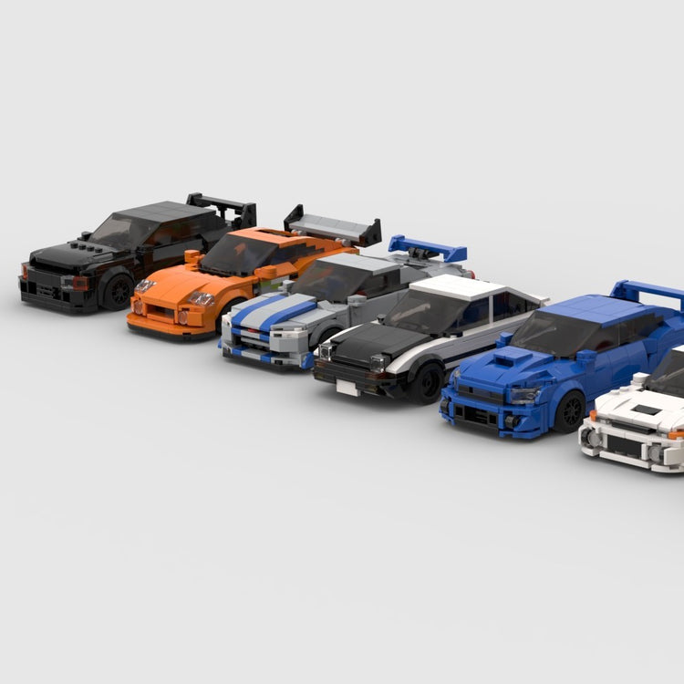 a group of toy cars