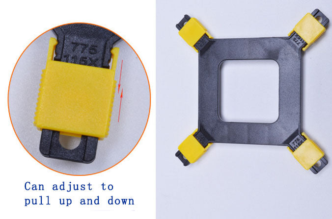 a black and yellow plastic device