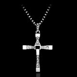 Rhinestone Cross Pendant Necklace