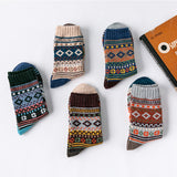5-Pair Set of Thick Knit Crew Socks