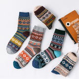 5-Pair Set of Thick Knit Crew Socks