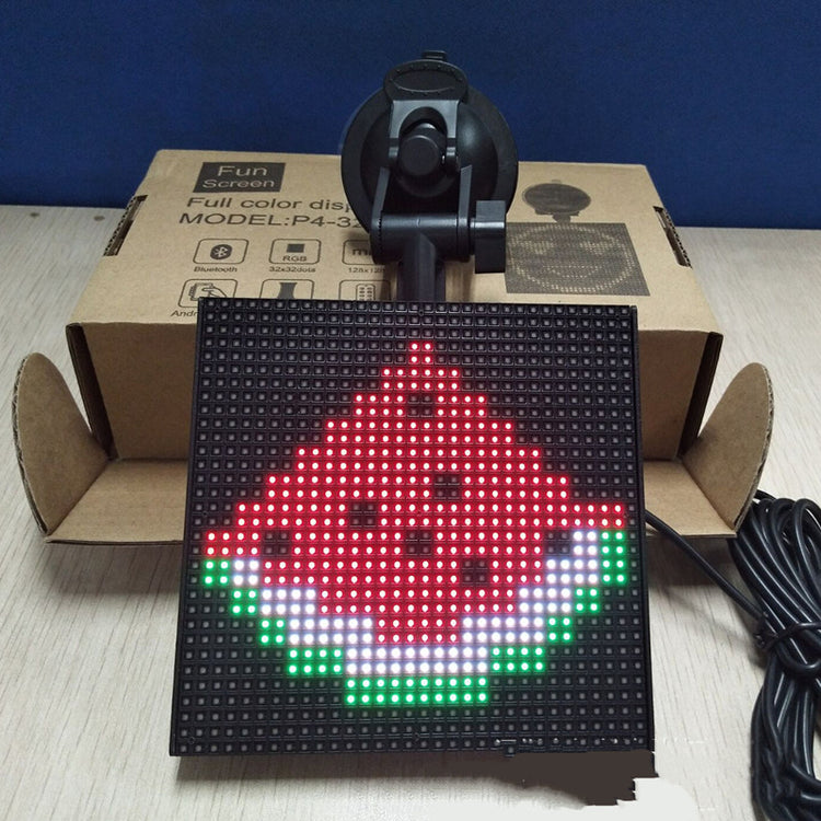 a watermelon led display