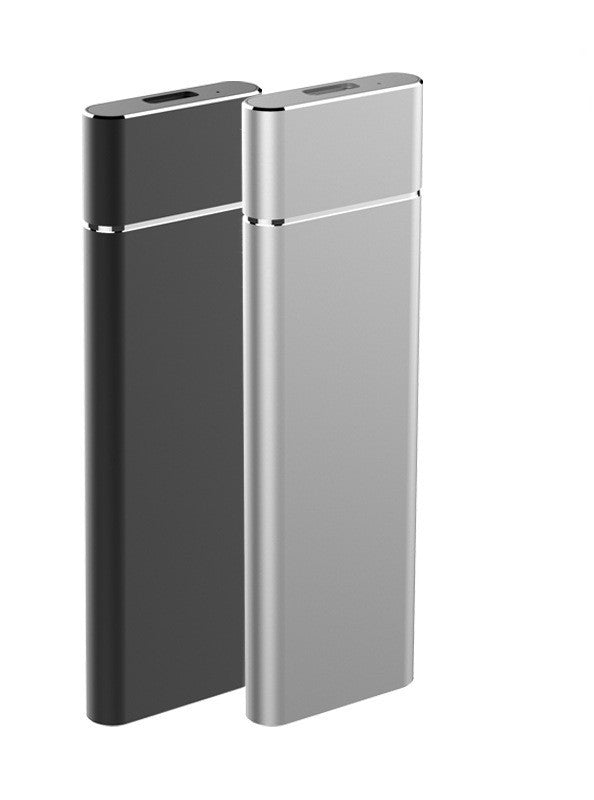 a close-up of a black and silver device