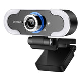 USB LED Webcam with Manual Focus – 1080p/2K Options
