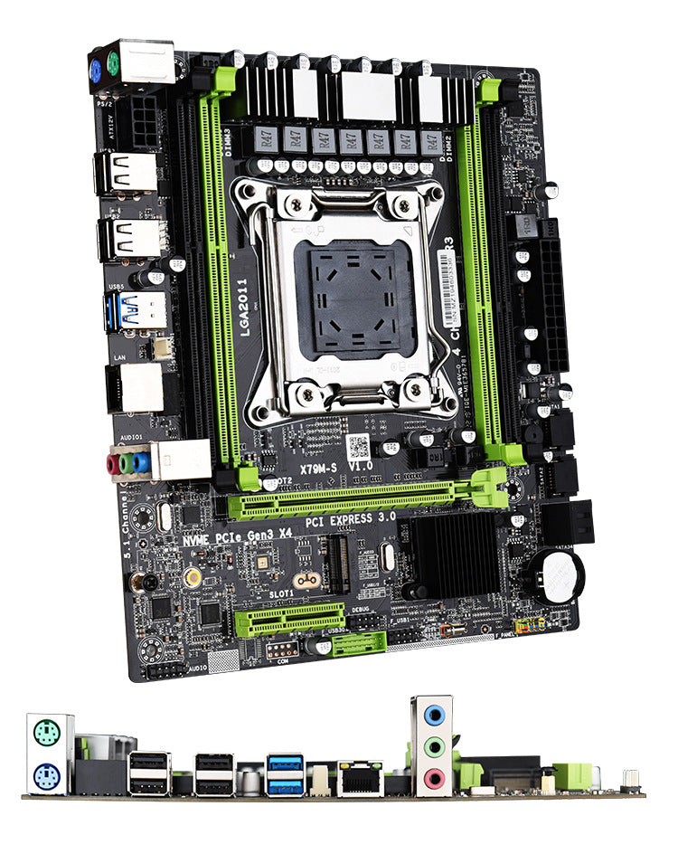 a close up of a computer motherboard