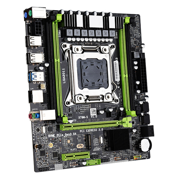 a close up of a computer motherboard