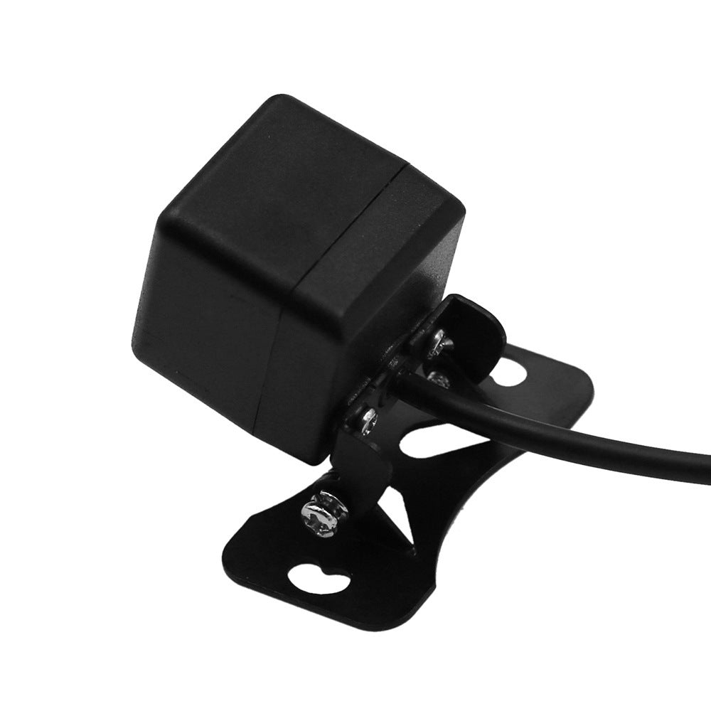 a black square object with a black cable
