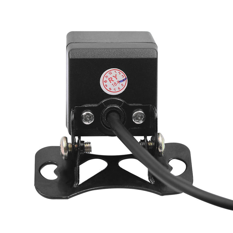 a black square device with a black cable attached to it
