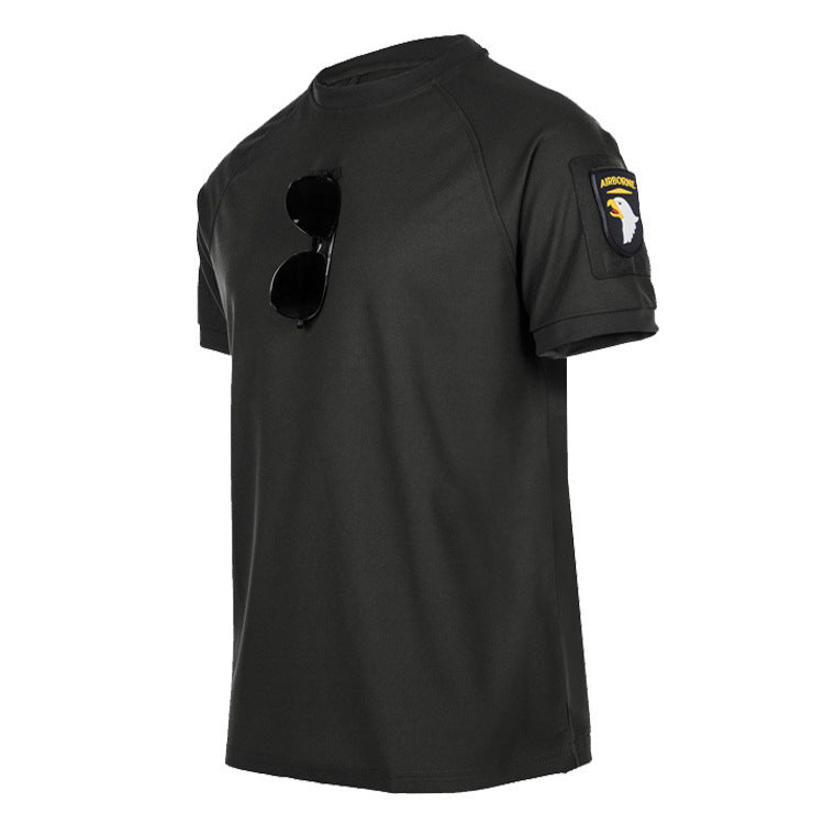 a black shirt with sunglasses on it
