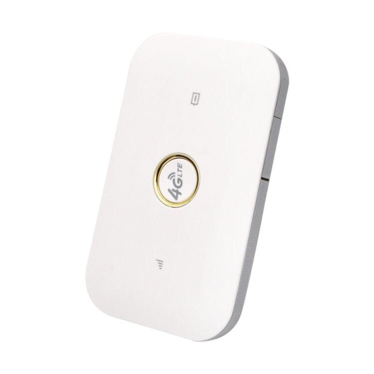 a white device with a logo