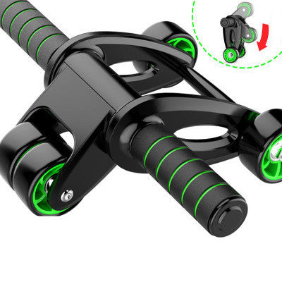 a black and green roller