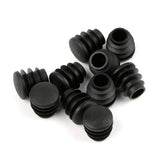 Black Plastic Round Furniture Tube End Caps
