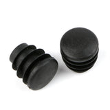 Black Plastic Round Furniture Tube End Caps