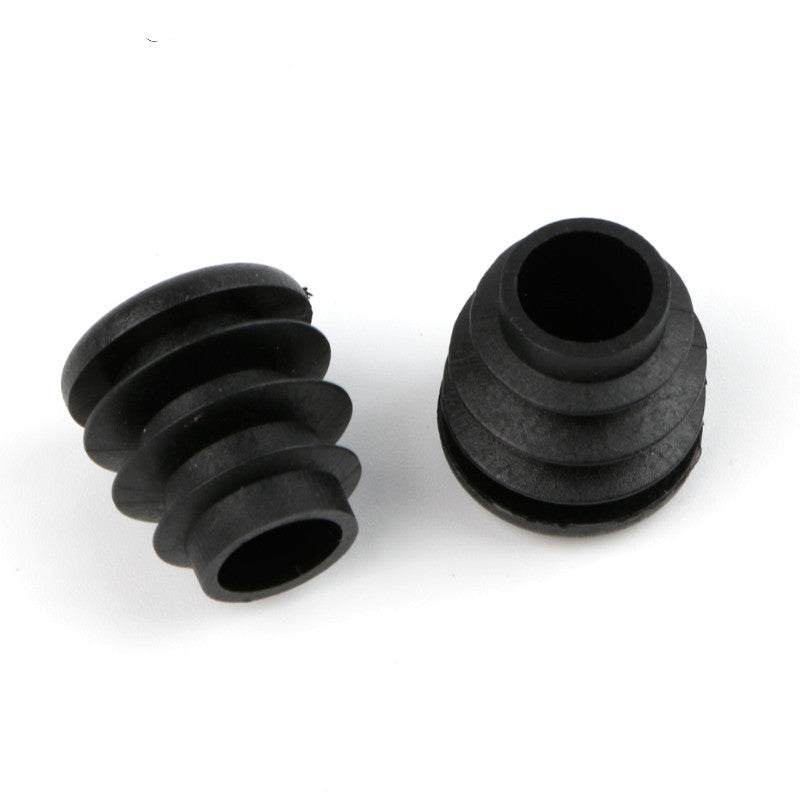 a close-up of a black plastic object