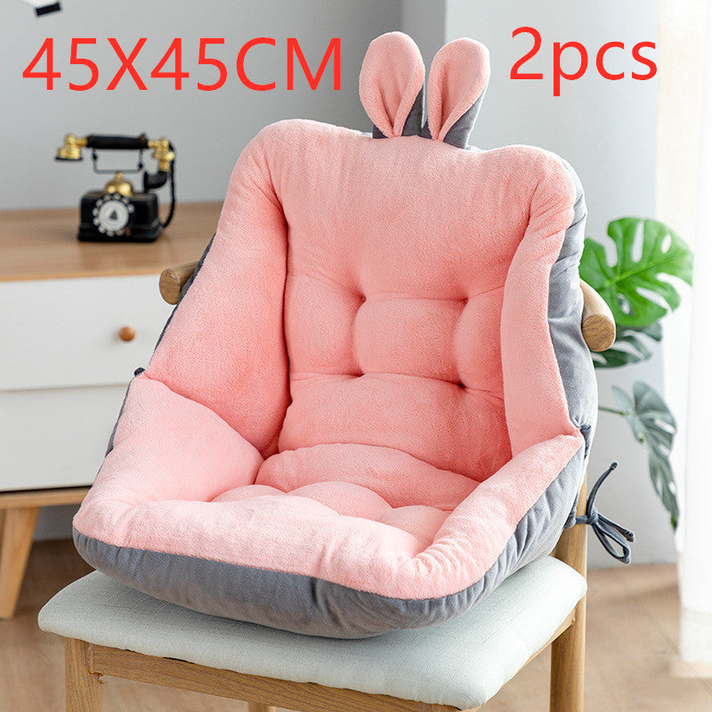 a chair with a pillow