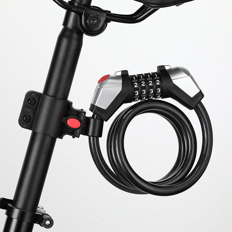 a bicycle lock on a bike