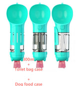 3-in-1 Portable Dog Water Bottle with Bowl and Waste Bag Storage