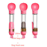 3-in-1 Portable Dog Water Bottle with Bowl and Waste Bag Storage