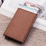 RFID-Blocking Zippered Card Wallet