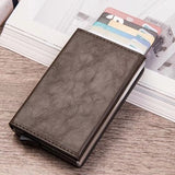 RFID-Blocking Zippered Card Wallet