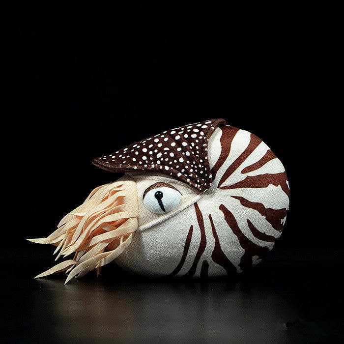a stuffed nautilus toy