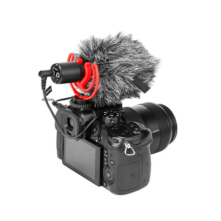 a camera with a microphone