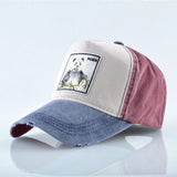 Letter-Embroidered Adjustable Baseball Cap