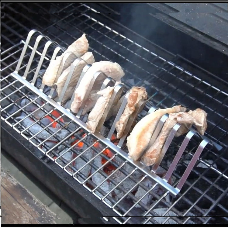 meat on a grill