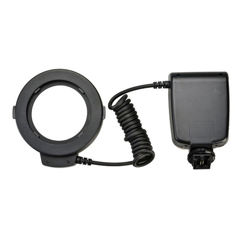 a close-up of a camera flash
