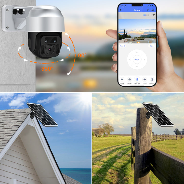 a camera on a wall
