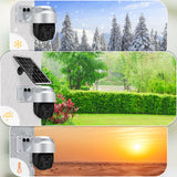 Solar-Powered Wireless Wi-Fi Security Camera
