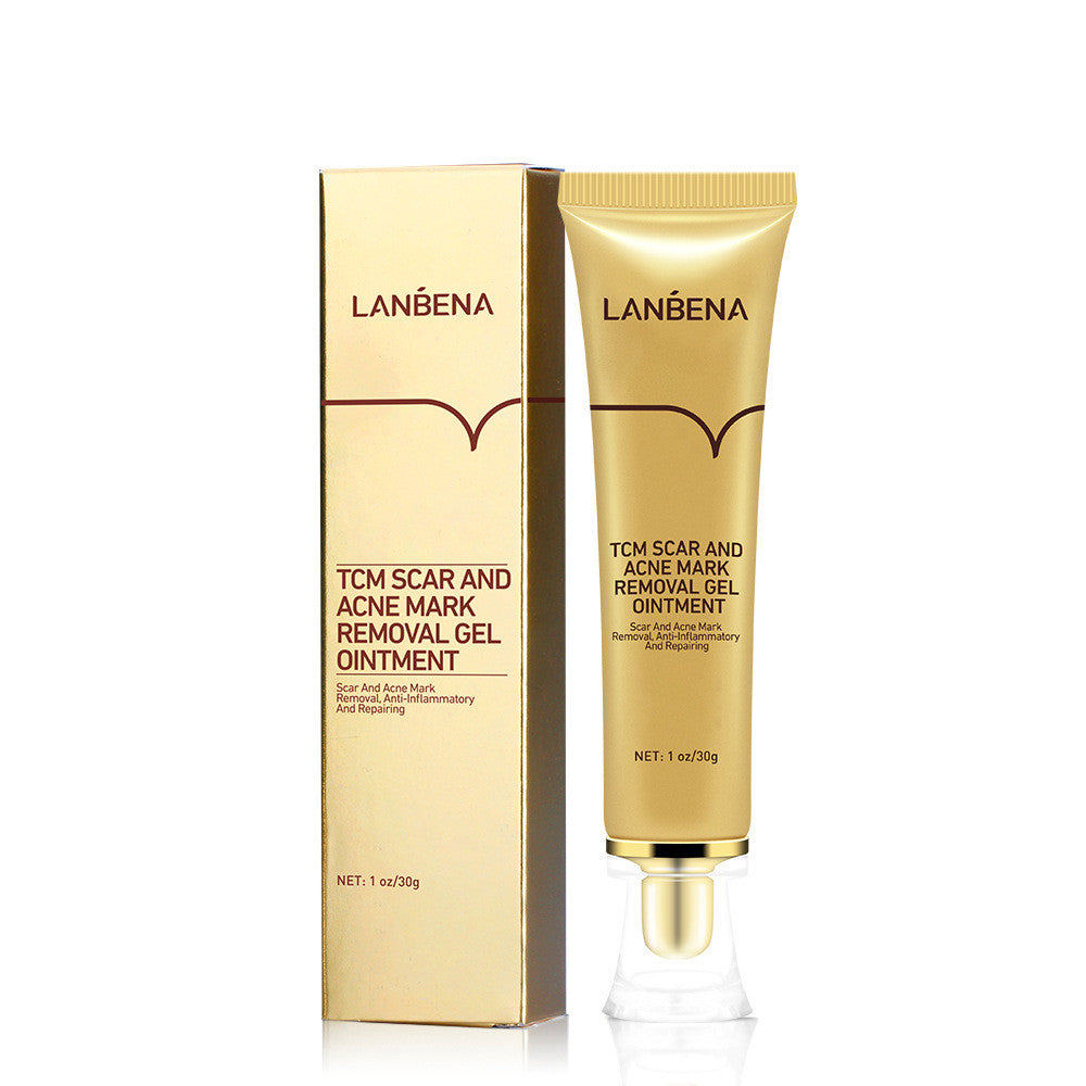 a gold tube of gel