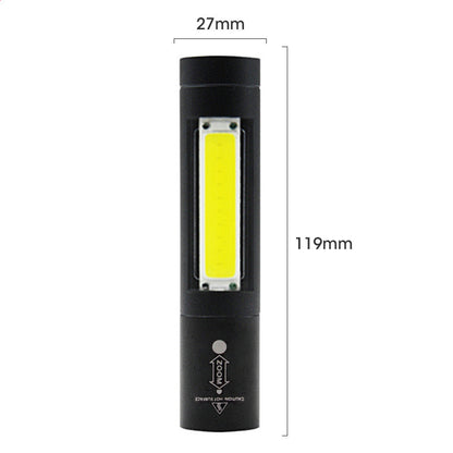 Flashlight Strong Light Rechargeable Super Bright Long-range Home