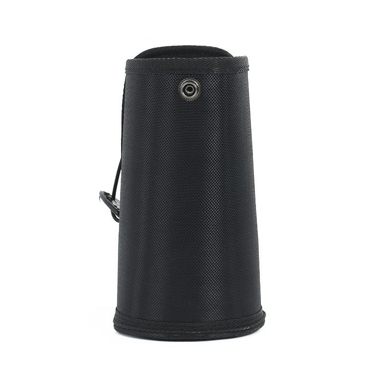 a black bag with a handle