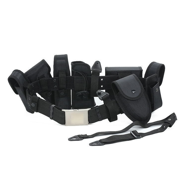 a black belt with multiple pouches