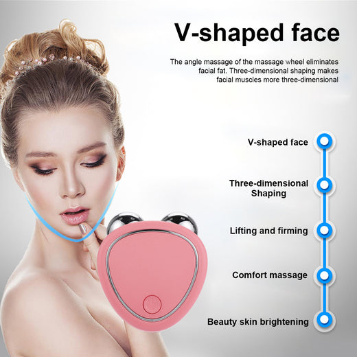 Micro Current Beauty Instrument Roller Instrument Beauty Massager Face