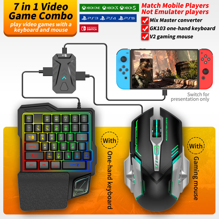 a computer mouse and keyboard