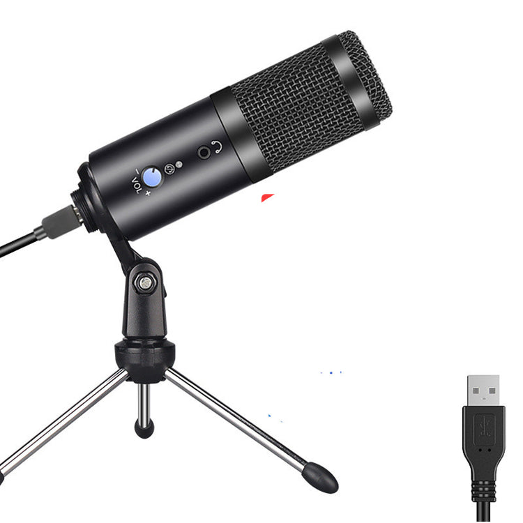 a microphone on a stand