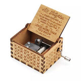 Hand-Cranked Wooden Music Box