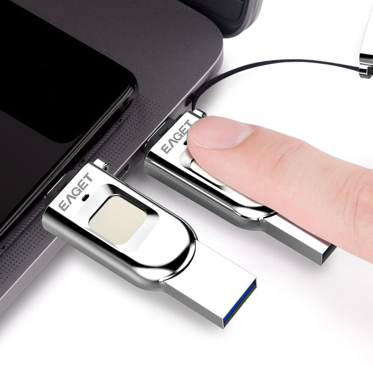 a finger pressing a finger on a usb drive