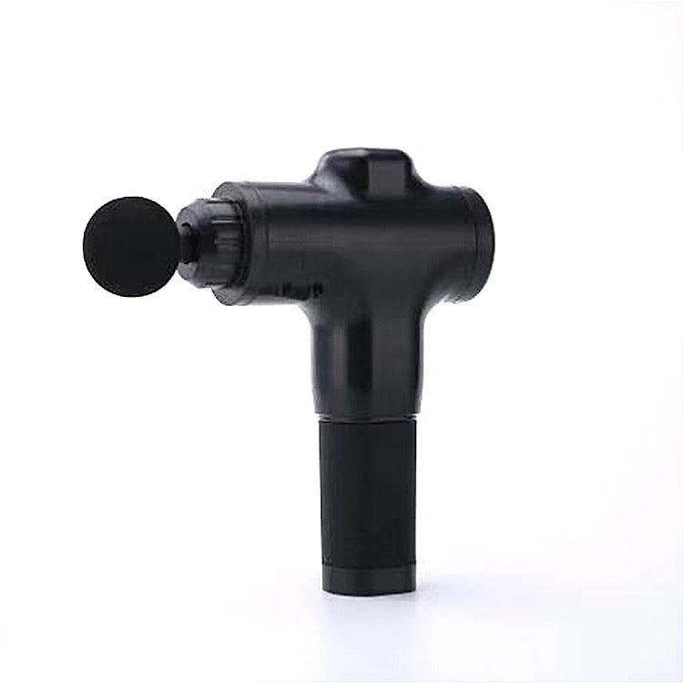 a black machine with a round handle