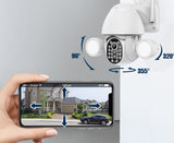 Tuya Smart Dome Security Camera with Dual Fill Lights