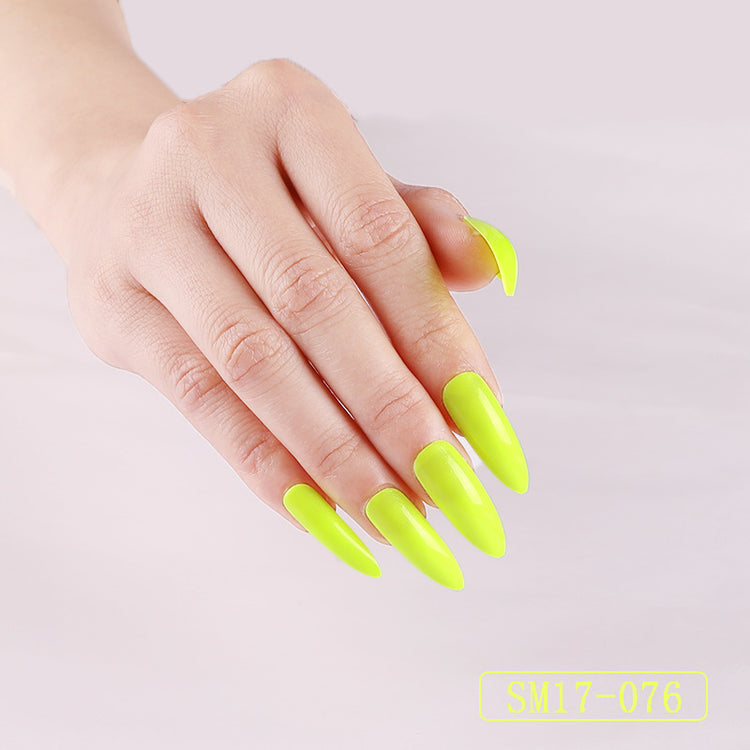 a hand with long nails