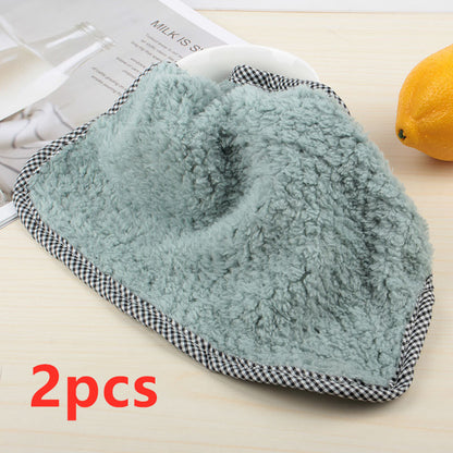 Dish Cloth Clean, Absorbent, Non-Oily, Non-Linting Dish Towel, Scouring Pad