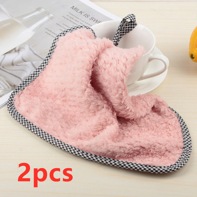 Dish Cloth Clean, Absorbent, Non-Oily, Non-Linting Dish Towel, Scouring Pad