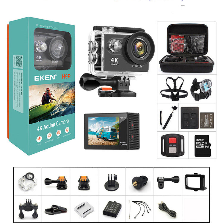 a collage of a camera